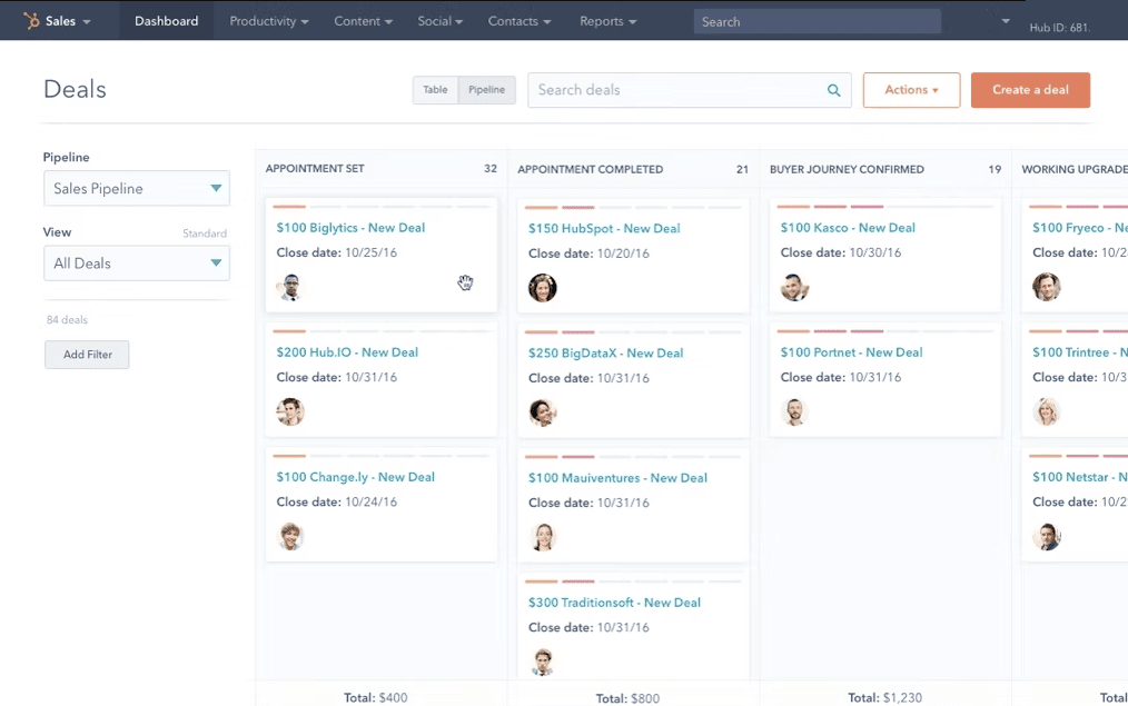 HubSpot Sales Software