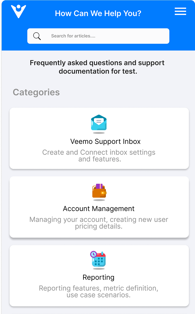 Knowledge Base Software Dashboard 1