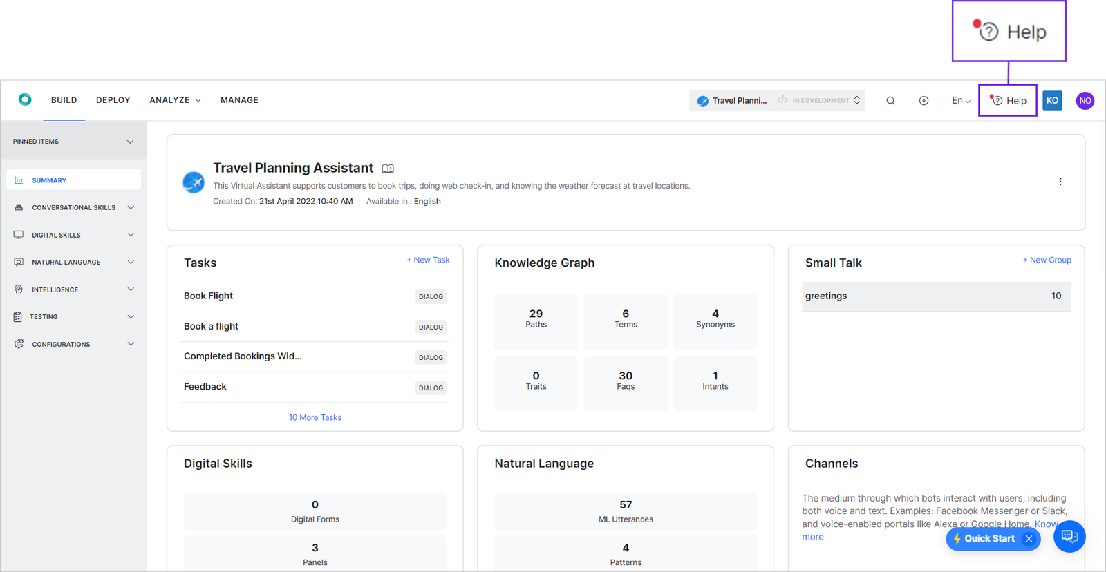 Kore ai Conversational AI Platforms.ai