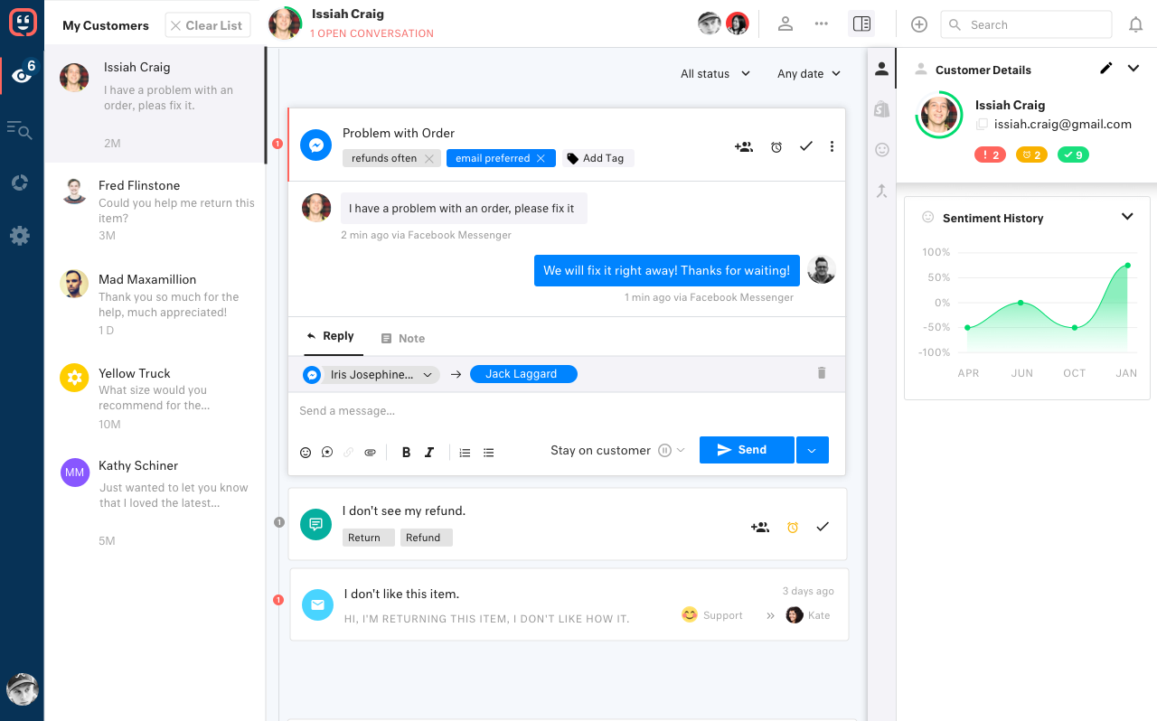 Kustomer AI Customer Service Software