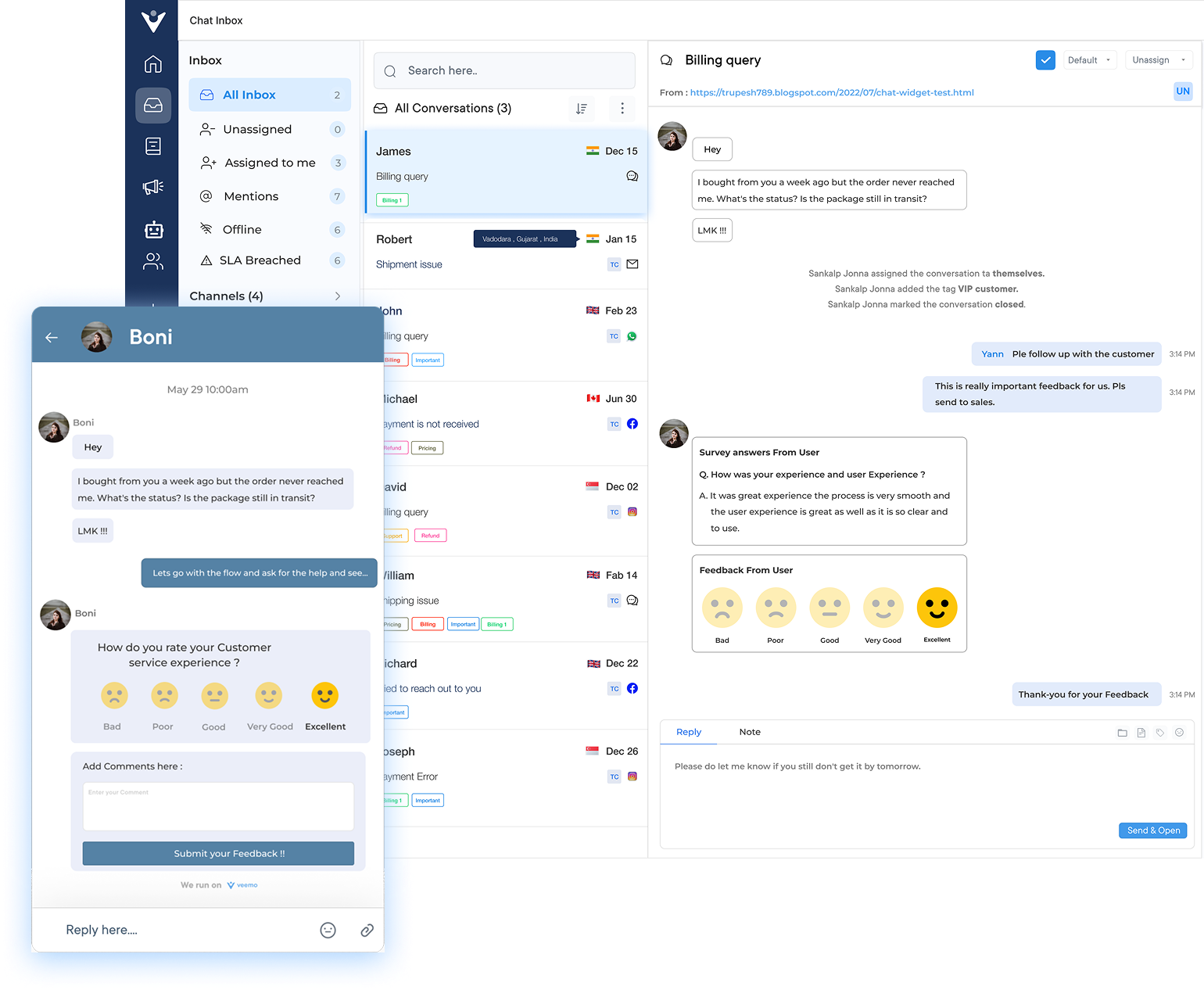 Live Chat Software For Small Business Dashboard 1