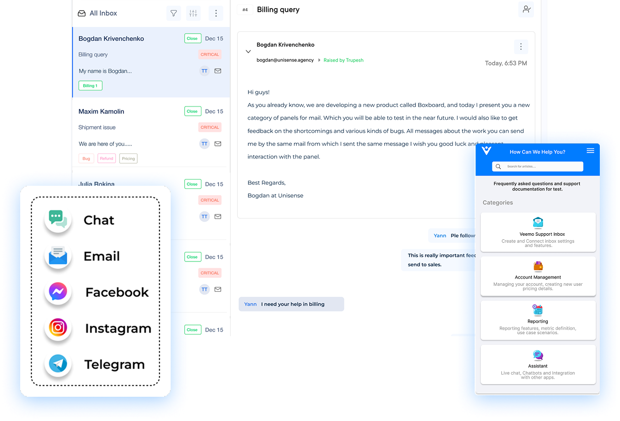 Omnichannel Customer Service Software Dashboard 1