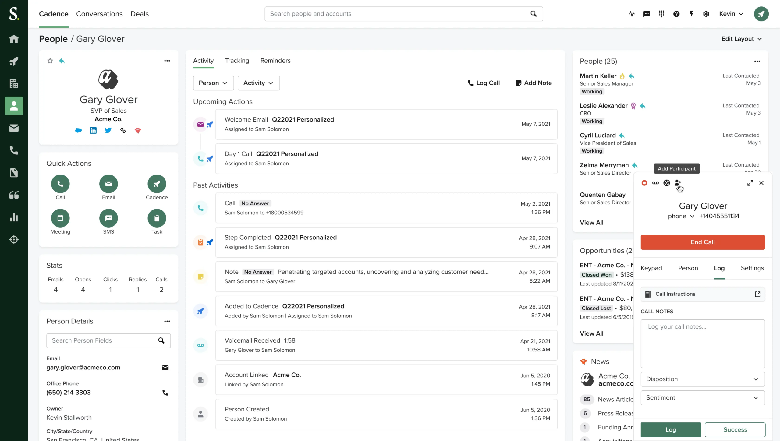 SalesLoft Sales Enablement Software