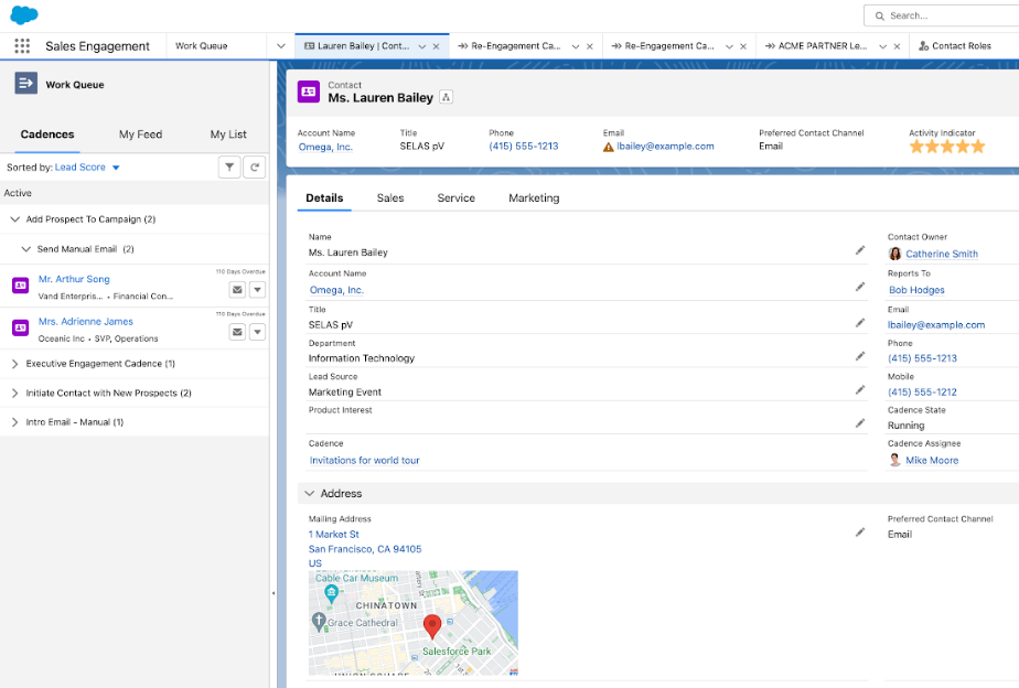 SalesForce Sales Engagement Platform
