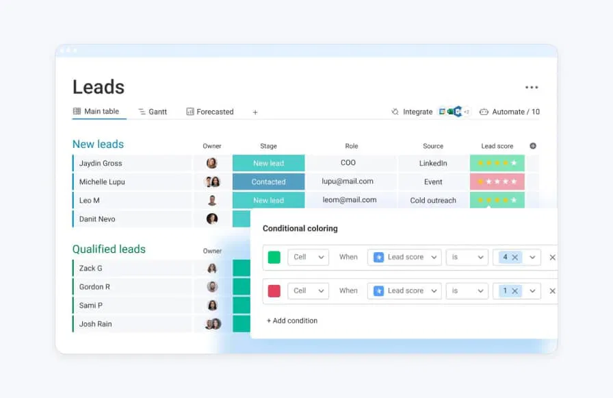 SalesMate Lead Scoring Software