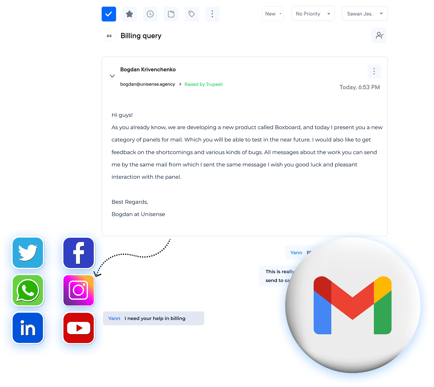 Shared Inbox Software Tools Dashboard 1