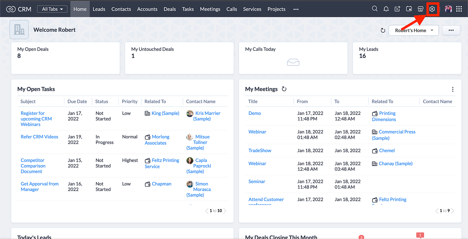 Zoho CRM Software