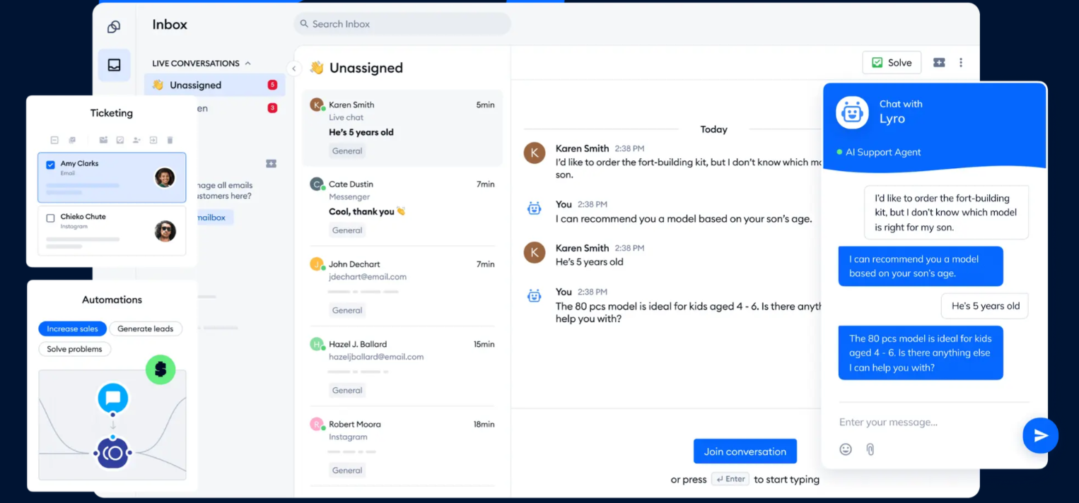 Tidio Customer Engagement Software