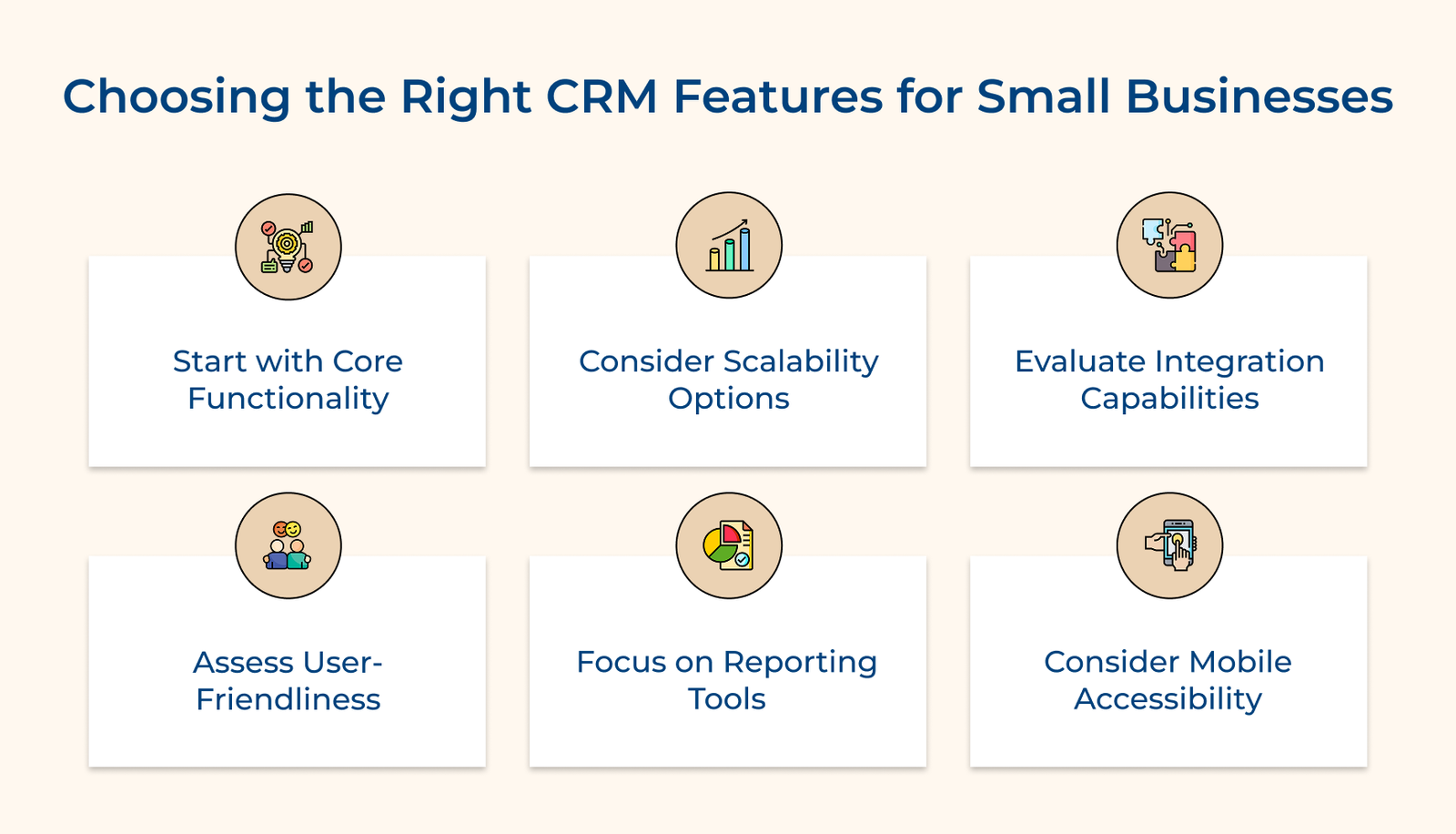 Choosing the Right CRM Features for Small Businesses Choosing the Right CRM Features for Small Businesses