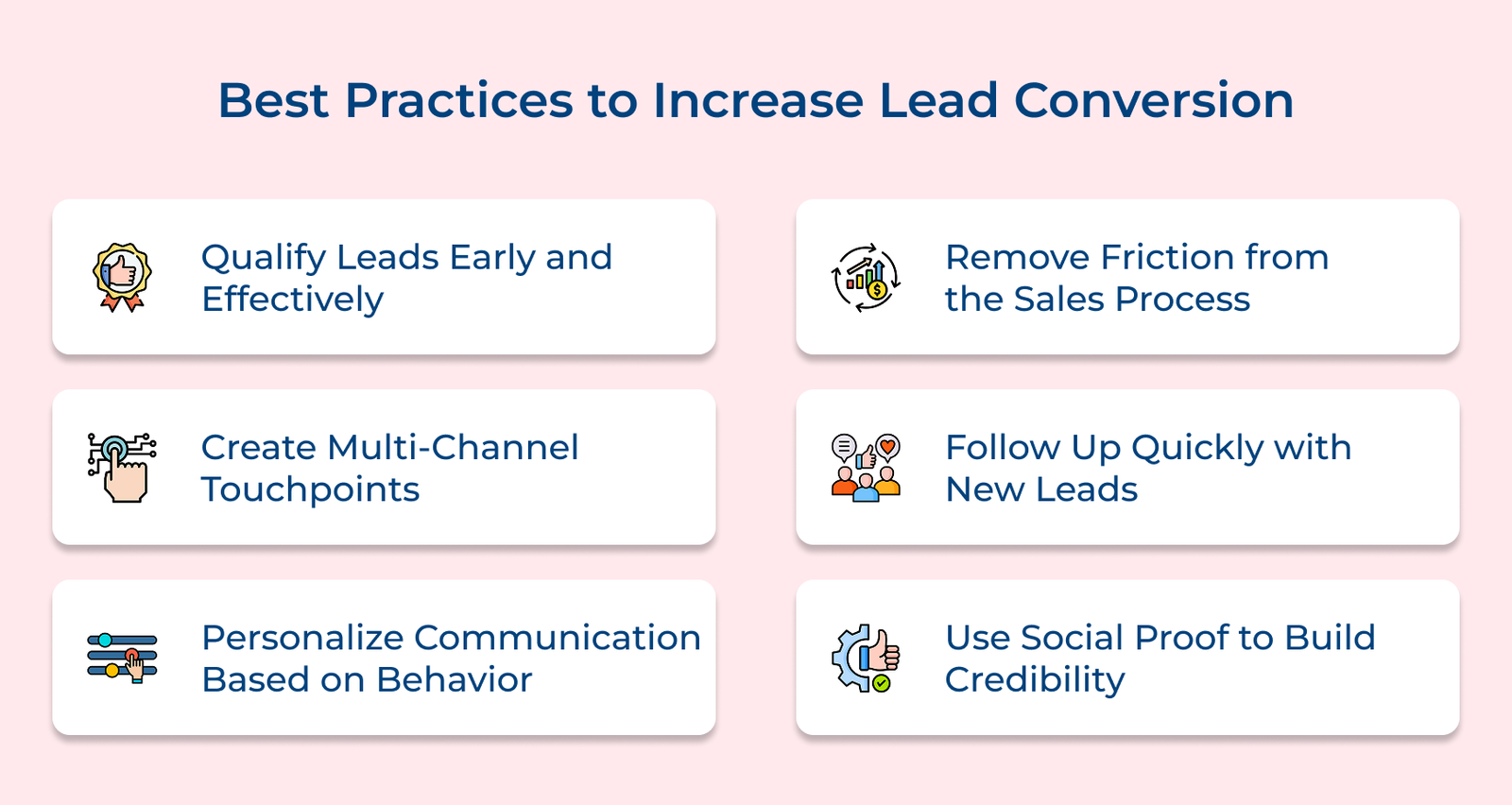 Best Practices to Increase Lead Conversion Best Practices to Increase Lead Conversion