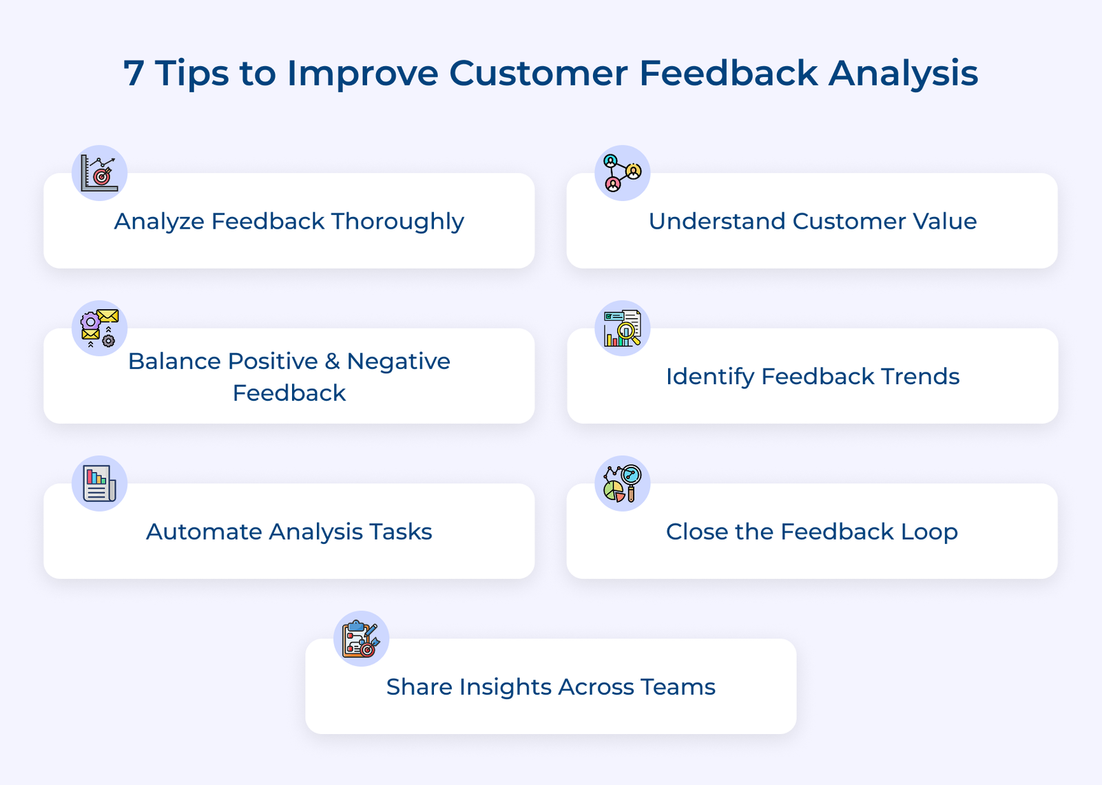 7 Tips To Improve Customer Feedback Analysis 7 Tips To Improve Customer Feedback Analysis