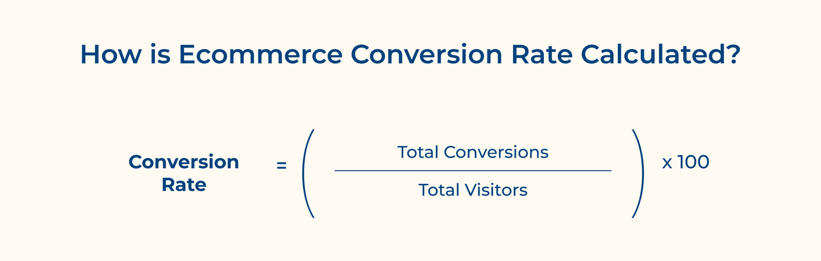 How is Ecommerce Conversion Rate Calculated How is Ecommerce Conversion Rate Calculated